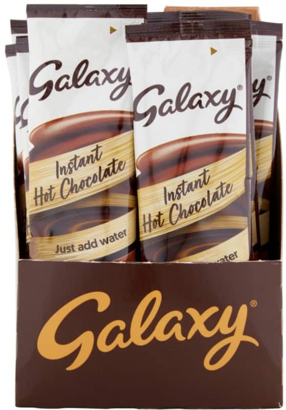 Galaxy Hot Drinks Chocolate Hot Chocolate 25 g Pack of 100  