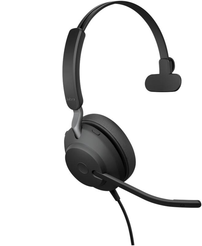 Jabra Evolve2 Wired Headset Over-the-head USB No Mono 40 SE Black