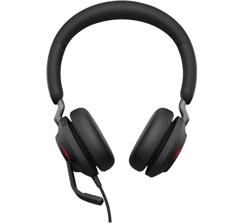 Jabra Evolve2 Wired Headset Over-the-head USB No Stereo 40 SE Black