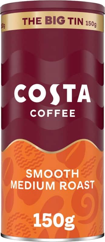 COSTA COFFEE Instant Coffee Tin Instant Premium Smooth 150 g