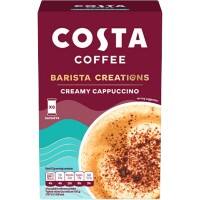 COSTA COFFEE Barista Creations Instant Coffee Sachets Cappuccino 17 g Pack of 6