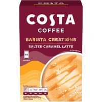 COSTA COFFEE Barista Creations Instant Coffee Sachets Latte Salted Caramel 17 g Pack of 6