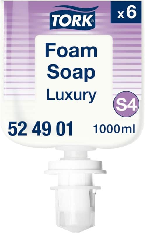 Tork Luxury Foam Hand Soap S4 Transparent 524901 1 L Pack of 6
