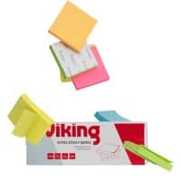 Viking Sticky Notes Rectangular 51 mm Plain Assorted 90 Sheets Pack of 12