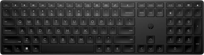 HP 455 Wireless Black QWERTY Keyboard