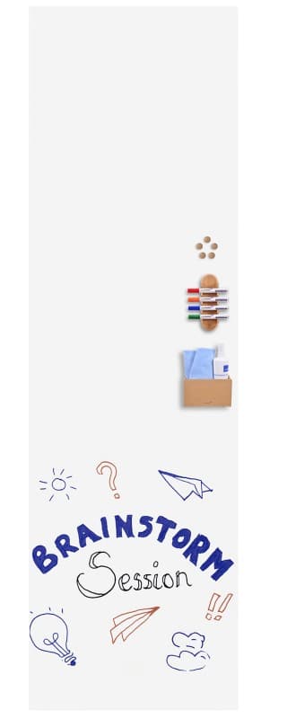 Legamaster WALL-UP Whiteboard Magnetic Enamel 59.5 (W) x 200 (H) cm