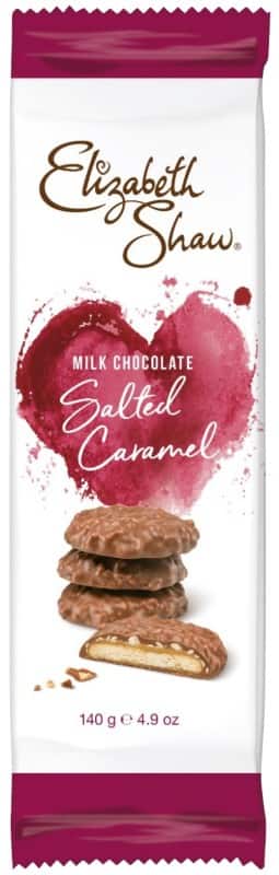 Elizabeth Shaw Milk Chocolate Salted Caramel Biscuits 140 g Pack of 10