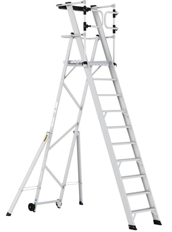 Climb-It Platform Steps CAG310 Silver 172.5 x 149.5 x 347.4 cm