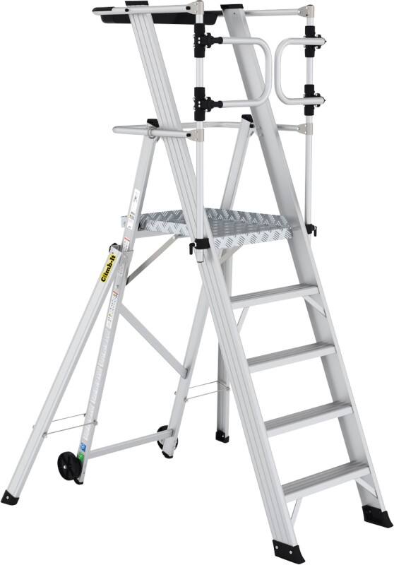 Climb-It Platform Steps CAG305 Silver 172.5 x 101 x 222.4 cm