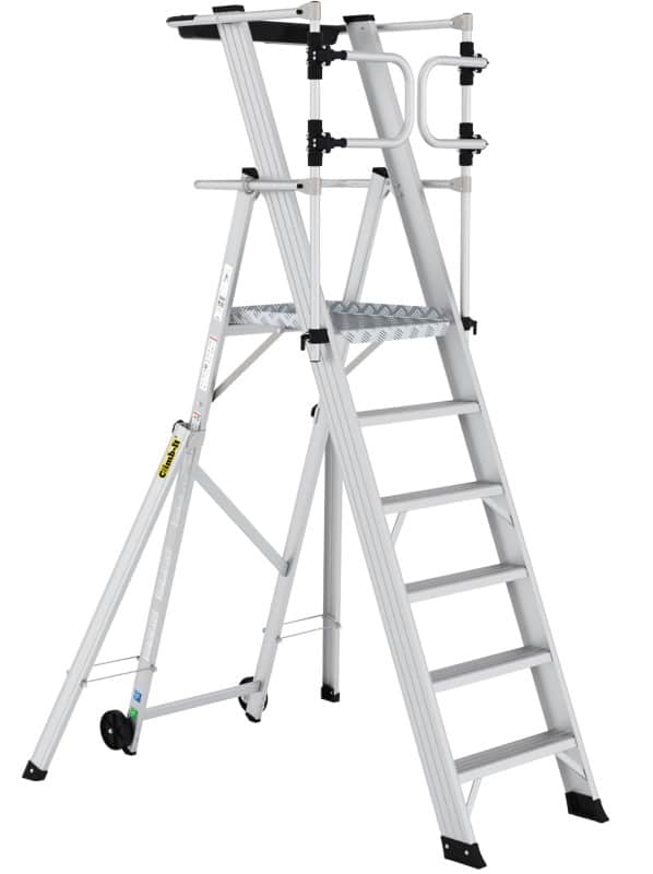 Climb-It Platform Steps CAG306 Silver 172.5 x 111.5 x 247.3 cm