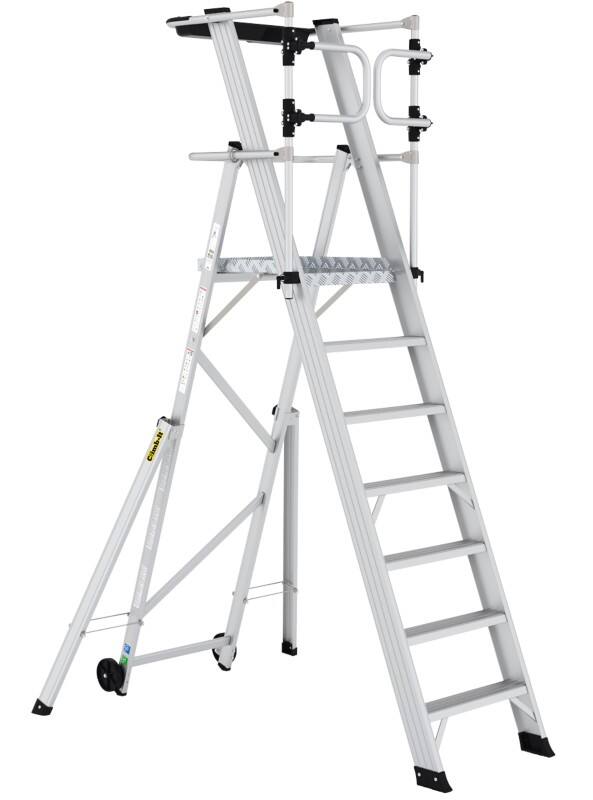 Climb-It Platform Steps CAG307 Silver 172.5 x 121 x 272.4 cm