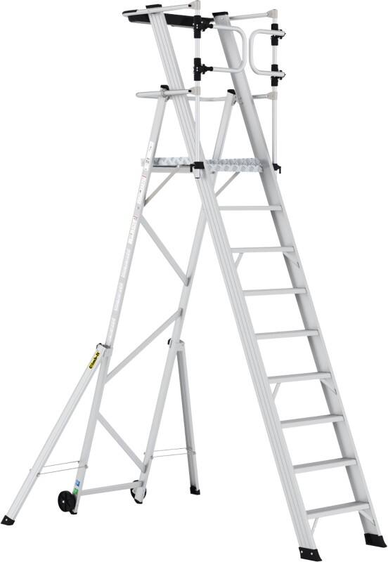 Climb-It Platform Steps CAG309 Silver 172.5 x 140 x 322.4 cm
