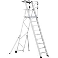 Climb-It Platform Steps CAG309 Silver 172.5 x 140 x 322.4 cm