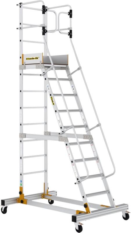 Climb-It Stepladder CAW510 Silver 103 x 208 x 350 cm