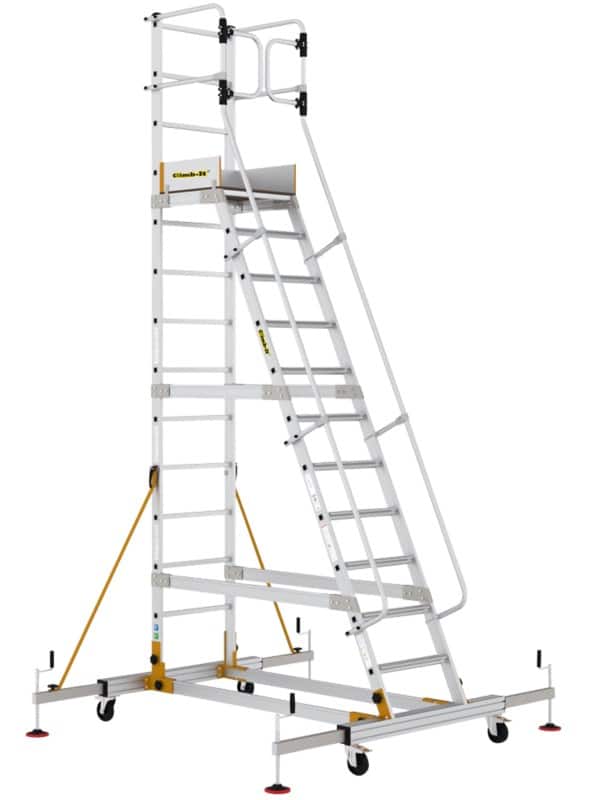 Climb-It Stepladder CAW512 Silver 103 x 226 x 400 cm