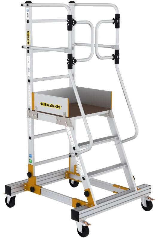 Climb-It Stepladder CAW504 Silver 103 x 154 x 200 cm