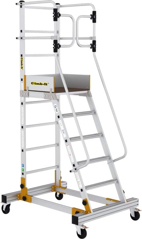 Climb-It Stepladder CAW506 Silver 103 x 172 x 250 cm