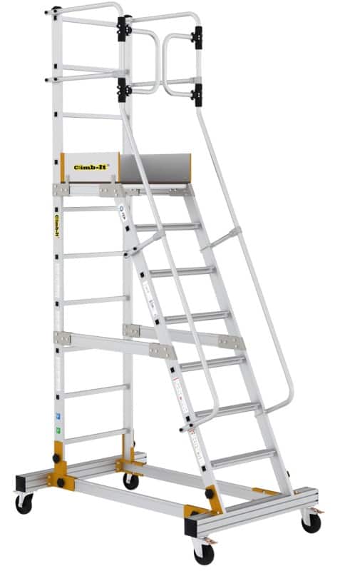 Climb-It Stepladder CAW508 Silver 103 x 190 x 300 cm