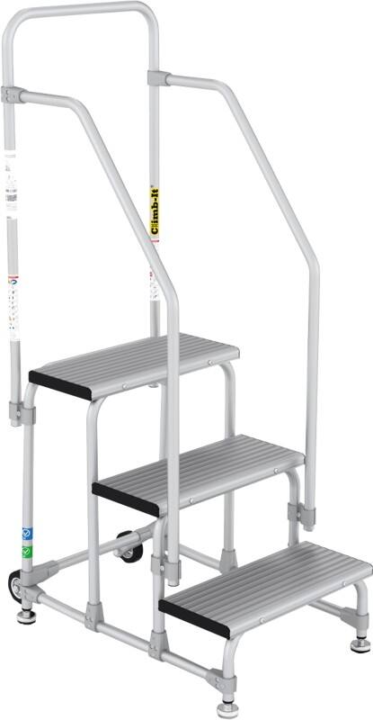 Climb-It Stepladder CAA203 Silver 58 x 93.3 x 168 cm