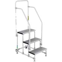 Climb-It Stepladder CAA203 Silver 58 x 93.3 x 168 cm