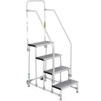 Climb-It Stepladder CAA204 Silver 58 x 115.7 x 193 cm