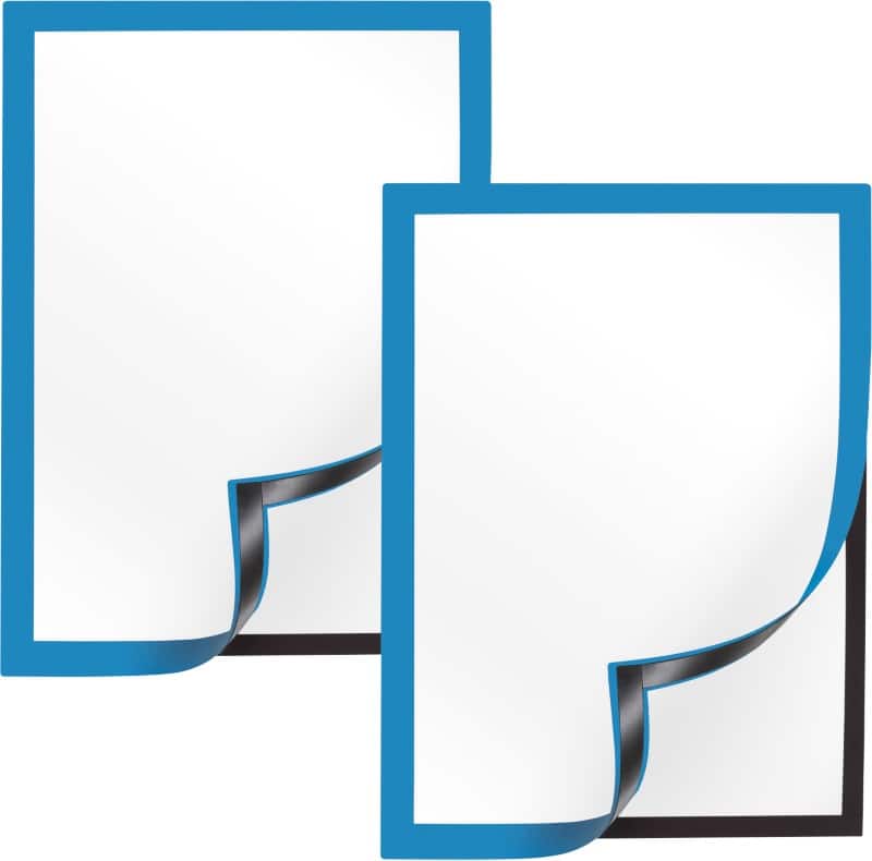 Viking A4 Display Frame Adhesive Dark Blue Plastic 1292064 23.4 (W) x 0.6 (D) x 32.6 (H) cm Pack of 2