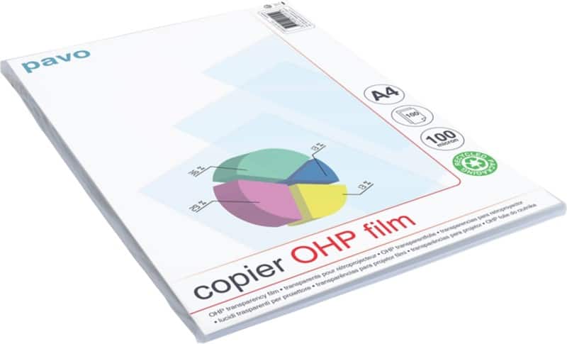 Pavo Copier OHP Film 8011919 Pack of 100