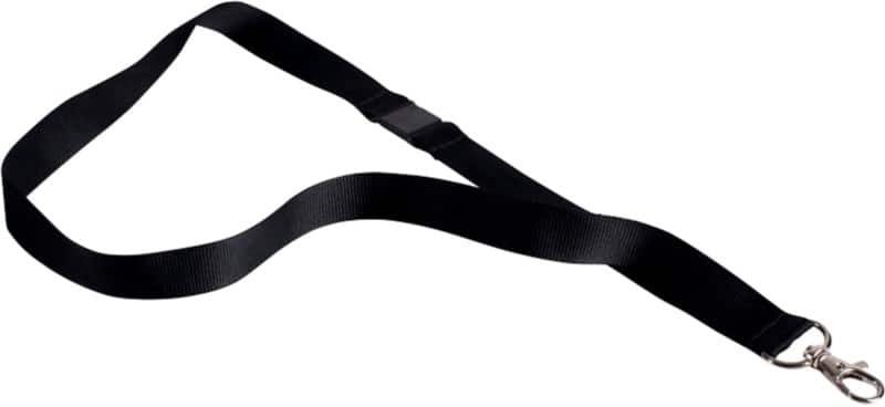 Pavo Lanyard Clip 20 cm Black 10 Pieces