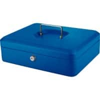 Pavo Money Manager Cash Box Key lock 300 x 250 x 88 mm Blue