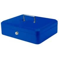 Pavo Cash Box Key lock 300 x 238 x 90 mm Blue