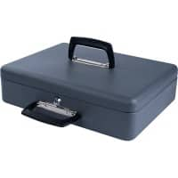 Pavo Money Manager Cash Box Key lock 368 x 280 x 115 mm Dark Grey