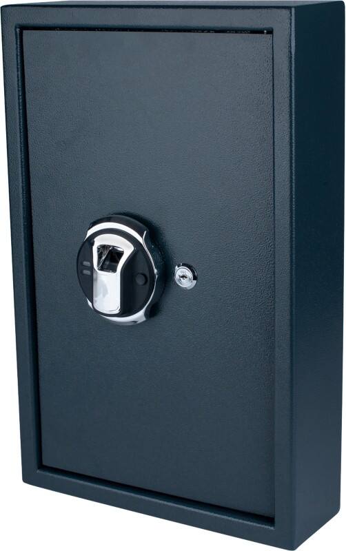 Pavo Key Cabinet 50 Hooks Fingerprint lock 8006847 Dark Grey