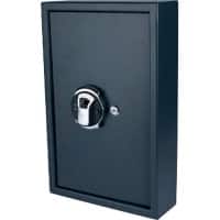 Pavo Key Cabinet 50 Hooks Fingerprint lock 8006847 Dark Grey