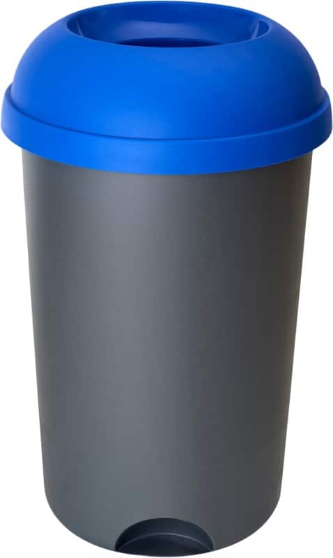 GPC Bin 50 L Grey with Blue Top PP (Polypropylene) OP050ZBLUE