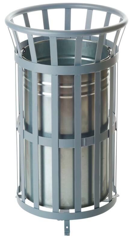 GPC Bin 40 L Light Grey Steel OOT40ZLG