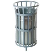 GPC Bin 40 L Light Grey Steel OOT40ZLG