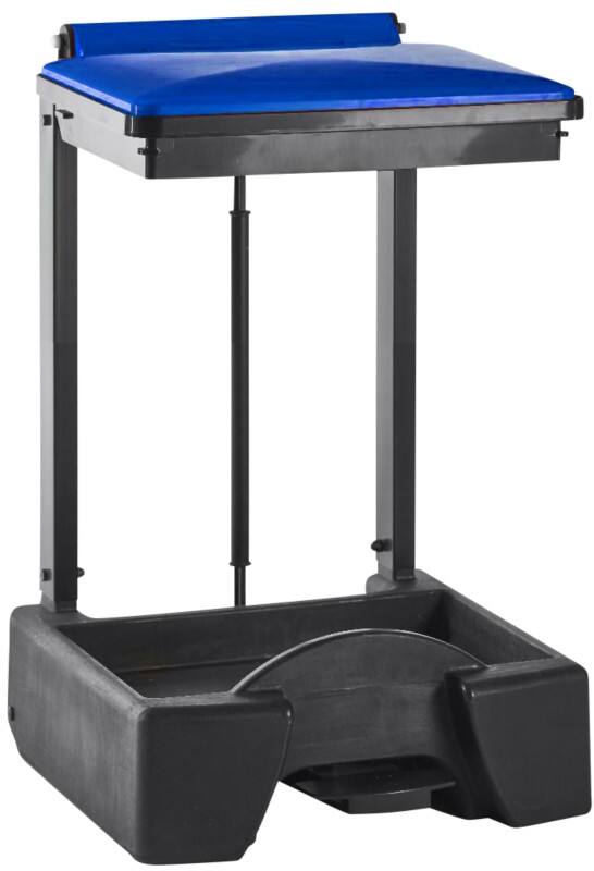 GPC Bin 45 L Grey, Blue ABS (Acrylonitrile Butadiene Styrene), PE (Polyethylene), PVC (Polyvinyl Chloride) PSH045BLUE