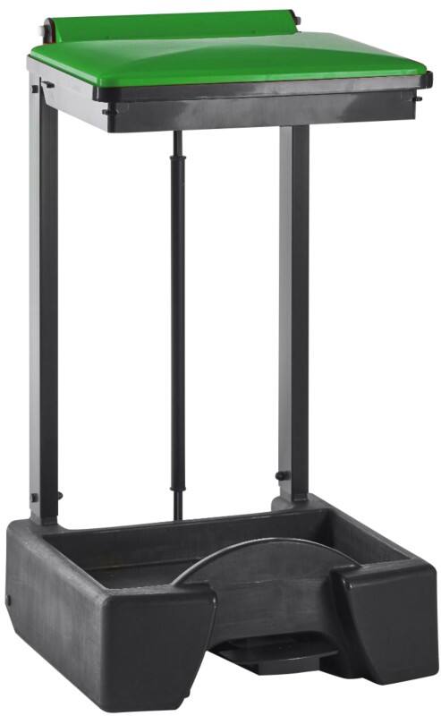 GPC Bin 65 L Grey,Green PP (Polypropylene) PSH065GREEN