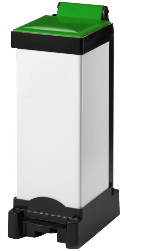 GPC Bin 25 L Green, White PP (Polypropylene) FSH025GREEN