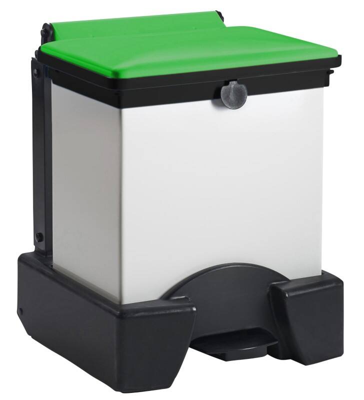 GPC Bin 45 L Green, White PP (Polypropylene) FSH045GREEN