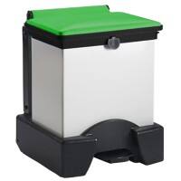 GPC Bin 45 L Green, White PP (Polypropylene) FSH045GREEN