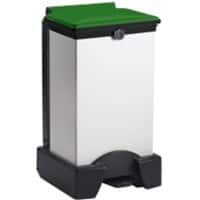 GPC Bin 65 L Green, White PP (Polypropylene) FSH065GREEN