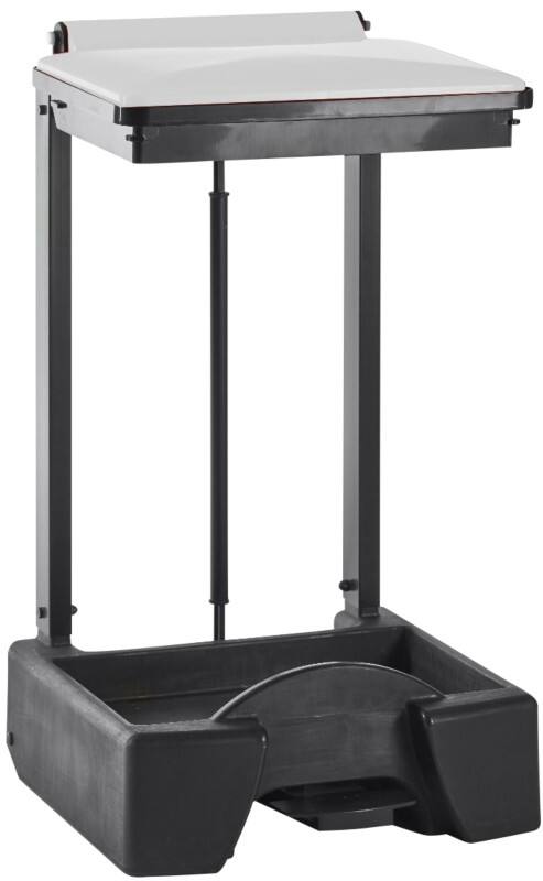 GPC Bin 65 L Grey,White PP (Polypropylene) PSH065WHITE