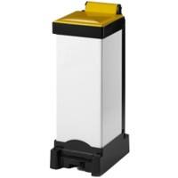 GPC Bin 25 L White,Yellow PP (Polypropylene) FSH025YELLOW