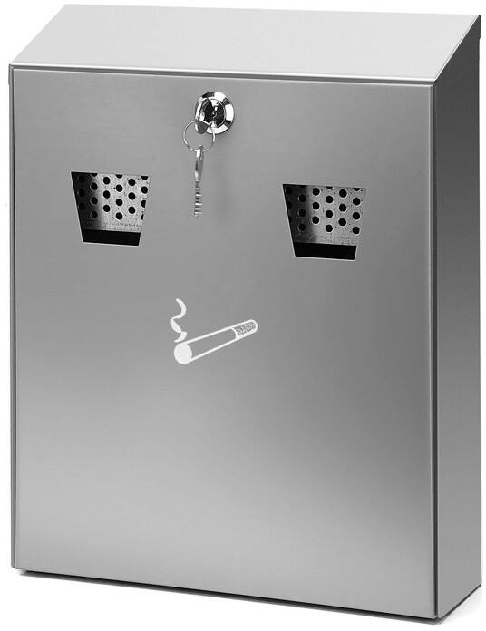 GPC Walll Ashtray Silver Steel WMASS85