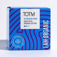 TOTM Cotton Medium Pads with Wings Regular Pack of 10