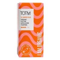 TOTM Cotton Applicator Tampon Super Plus Pack of 12