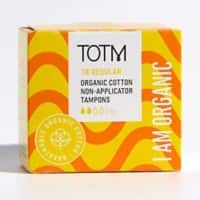 TOTM Cotton Non-applicator Tampon Regular Pack of 18