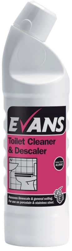 Evans Vanodine Toilet Cleaner and Descaler Liquid A190AEV Pine 1 L