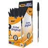 BIC Cristal Original Ballpoint Pen Black Medium 0.4 mm Pack of 50